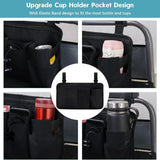 Maxbell Carry Pouch Multi-pockets Double-stitched Washable Armrest Accessories Pouch