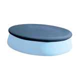 Maxbell Round Pool Cover Water Resistant Easy Set Solar Cover for Garden Home Winter