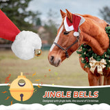 Maxbell Horse Ear Bonnet Equipment Horse Santa Cap for Christmas Party Favors