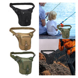 Maxbell Drop Leg Bag Multipurpose Utility Pouch Leg Pouch for Motorcycle Hiking Bike Black