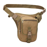 Maxbell Drop Leg Bag Multipurpose Utility Pouch Leg Pouch for Motorcycle Hiking Bike Khaki