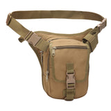 Maxbell Drop Leg Bag Multipurpose Utility Pouch Leg Pouch for Motorcycle Hiking Bike Khaki