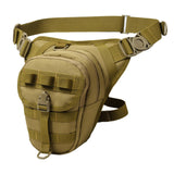 Maxbell Drop Leg Bag Decor Fishing Travel Portable Crossbody Bag Organizer Thigh Bag Brown