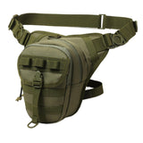 Maxbell Drop Leg Bag Decor Fishing Travel Portable Crossbody Bag Organizer Thigh Bag Green