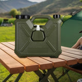 Maxbell Water Container with Spigot Bucket Water Tank for Fishing Backpacking Picnic 12L Green