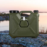 Maxbell Water Container with Spigot Bucket Water Tank for Fishing Backpacking Picnic 12L Green