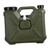 Maxbell Water Container with Spigot Bucket Water Tank for Fishing Backpacking Picnic 12L Green
