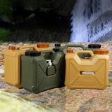 Maxbell Water Container with Spigot Bucket Water Tank for Fishing Backpacking Picnic 12L Green