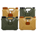 Maxbell Water Container with Spigot Bucket Water Tank for Fishing Backpacking Picnic 12L Green