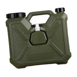 Maxbell Water Container with Spigot Bucket Water Tank for Fishing Backpacking Picnic 12L Green