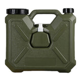 Maxbell Water Container with Spigot Bucket Water Tank for Fishing Backpacking Picnic 12L Green