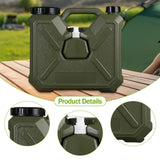 Maxbell Water Container with Spigot Bucket Water Tank for Fishing Backpacking Picnic 12L Green