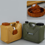 Maxbell Water Container with Spigot Bucket Water Tank for Fishing Backpacking Picnic 12L Yellow