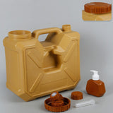 Maxbell Water Container with Spigot Bucket Water Tank for Fishing Backpacking Picnic 12L Yellow
