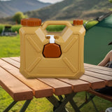 Maxbell Water Container with Spigot Bucket Water Tank for Fishing Backpacking Picnic 12L Yellow