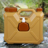 Maxbell Water Container with Spigot Bucket Water Tank for Fishing Backpacking Picnic 12L Yellow