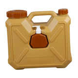 Maxbell Water Container with Spigot Bucket Water Tank for Fishing Backpacking Picnic 12L Yellow
