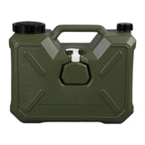 Maxbell Water Container with Spigot Bucket Water Tank for Fishing Backpacking Picnic 18L Green