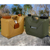 Maxbell Water Container with Spigot Bucket Water Tank for Fishing Backpacking Picnic 18L Green