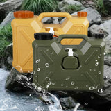 Maxbell Water Container with Spigot Bucket Water Tank for Fishing Backpacking Picnic 18L Green