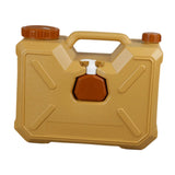 Maxbell Water Container with Spigot Bucket Water Tank for Fishing Backpacking Picnic 18L Yellow