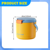 Maxbell Insulated Ice Bucket Storage Bin Ice Cube Tray Champagne Bar Club Cooler Box Yellow