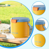 Maxbell Insulated Ice Bucket Storage Bin Ice Cube Tray Champagne Bar Club Cooler Box Yellow