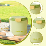 Maxbell Insulated Ice Bucket Storage Bin Ice Cube Tray Champagne Bar Club Cooler Box Green