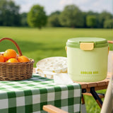 Maxbell Insulated Ice Bucket Storage Bin Ice Cube Tray Champagne Bar Club Cooler Box Green