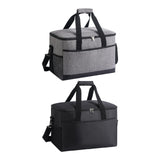 Maxbell Insulated Lunch Bag Leakproof Portable Cooler Tote for Office Outdoor Hiking Gray