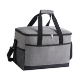 Maxbell Insulated Lunch Bag Leakproof Portable Cooler Tote for Office Outdoor Hiking Gray