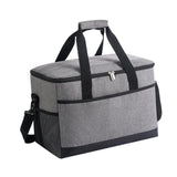 Maxbell Insulated Lunch Bag Leakproof Portable Cooler Tote for Office Outdoor Hiking Gray