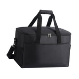 Maxbell Insulated Lunch Bag Leakproof Portable Cooler Tote for Office Outdoor Hiking Black