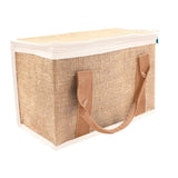 Maxbell Insulated Food Delivery Bag Adults Grocery Tote for Travel Restaurant Office Khaki White