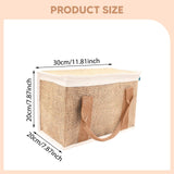 Maxbell Insulated Food Delivery Bag Adults Grocery Tote for Travel Restaurant Office Khaki White