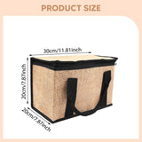 Maxbell Insulated Food Delivery Bag Adults Grocery Tote for Travel Restaurant Office Khaki Black