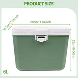 Maxbell Insulated Portable Cooler Versatile Carrier Ice Chest for Sports Outdoor BBQ 6L