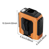 Maxbell Waist Fan 100 Gears Flashlight Cooling Fan for Backpacking Courier Farm Work Orange