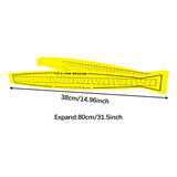 Maxbell Fish Measuring Board 31inch/80cm Folding Fish Ruler for Kayaks Shore Sailing