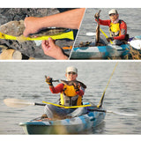 Maxbell Fish Measuring Board 31inch/80cm Folding Fish Ruler for Kayaks Shore Sailing