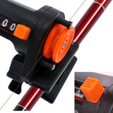 Maxbell Fishing Line Depth Measurement Tool 0-999M Fishing Line Spooler for Spooling