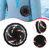 Maxbell Cooling Vest Fan Silent Air Conditioning Clothing Fan for Work Summer Sports 12V