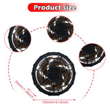 Maxbell Cooling Vest Fan Silent Air Conditioning Clothing Fan for Work Summer Sports 12V