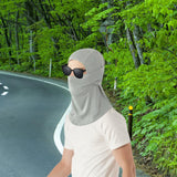 Maxbell Balaclava Face Mask Comfortable Summer Face Cover for Cycling Fishing Riding Gray