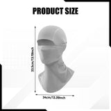 Maxbell Balaclava Face Mask Comfortable Summer Face Cover for Cycling Fishing Riding Gray