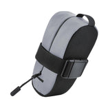 Maxbell Bicycle Saddle Bag with Zipper Cycling Accessories Portable Travel Seat Pack Argent Reflective