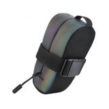 Maxbell Bicycle Saddle Bag with Zipper Cycling Accessories Portable Travel Seat Pack Colorful Reflective