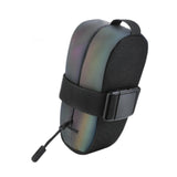 Maxbell Bicycle Saddle Bag with Zipper Cycling Accessories Portable Travel Seat Pack Colorful Reflective