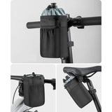 Maxbell Bike Cup Holder Bicycle Water Bottle Holder for Outdoor Mountain Road E Bike Black