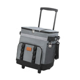 Maxbell Rolling Cooler, Practical Storage Tote Bag Cooler Bag for Patio Hiking Beach Grey